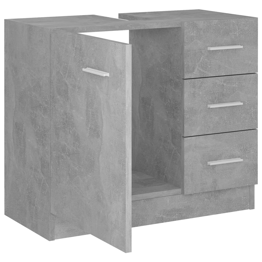 Waschbeckenunterschrank Badezimmerschrank Waschtisch Unterschrank Badschrank - Bild 40 von 97