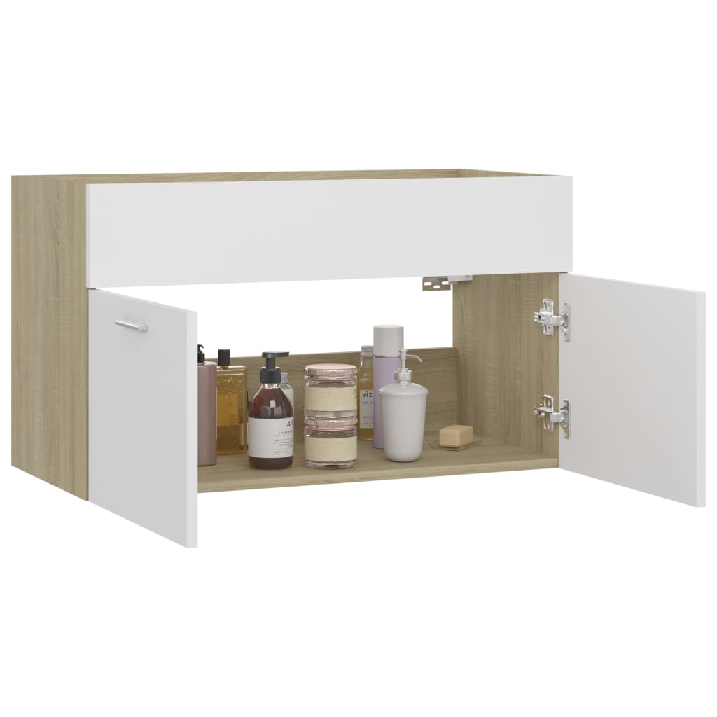 Badschrank Kommode Unterschrank Waschbeckenunterschrank Badezimmermöbel Badmöbel - Bild 80 von 322