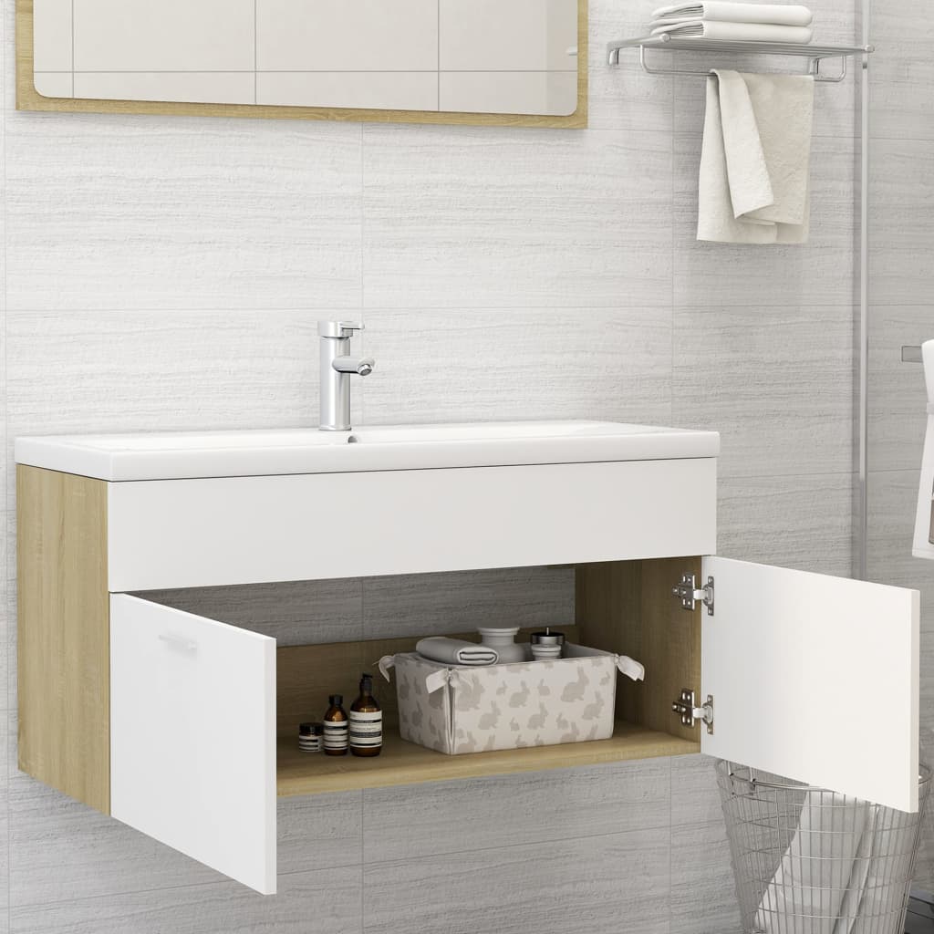 Badschrank Kommode Unterschrank Waschbeckenunterschrank Badezimmermöbel Badmöbel - Bild 183 von 322