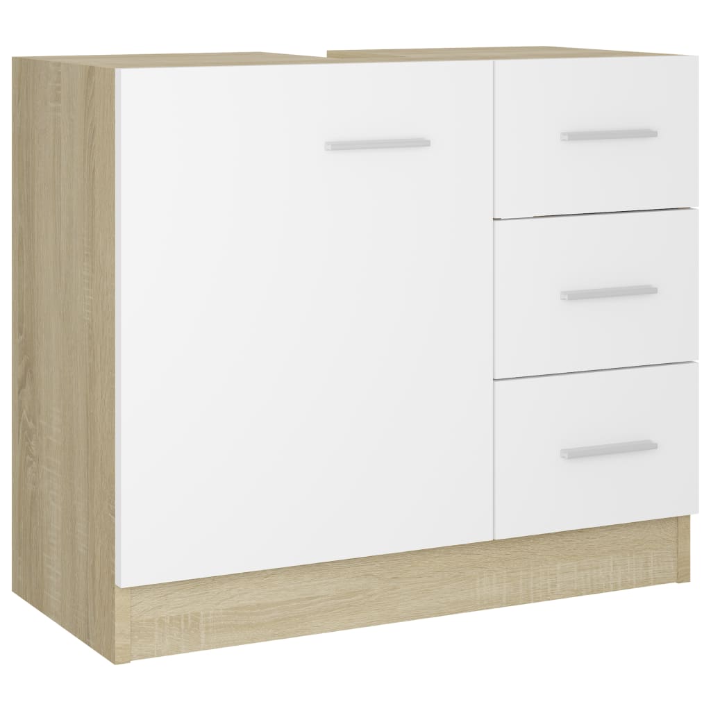 Waschbeckenunterschrank Badezimmerschrank Waschtisch Unterschrank Badschrank - Bild 43 von 97