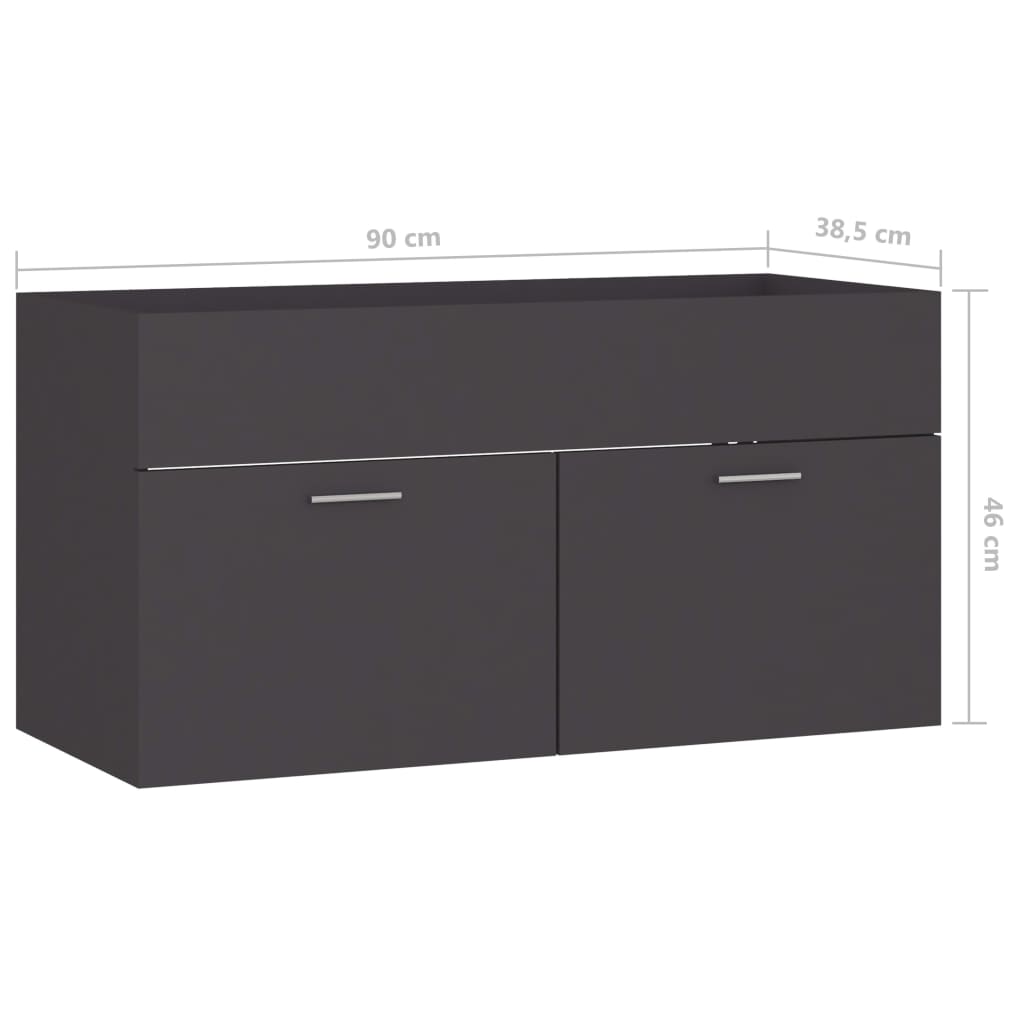 Badschrank Kommode Unterschrank Waschbeckenunterschrank Badezimmermöbel Badmöbel - Bild 116 von 322