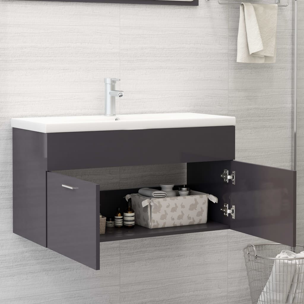 Badschrank Kommode Unterschrank Waschbeckenunterschrank Badezimmermöbel Badmöbel - Bild 143 von 322