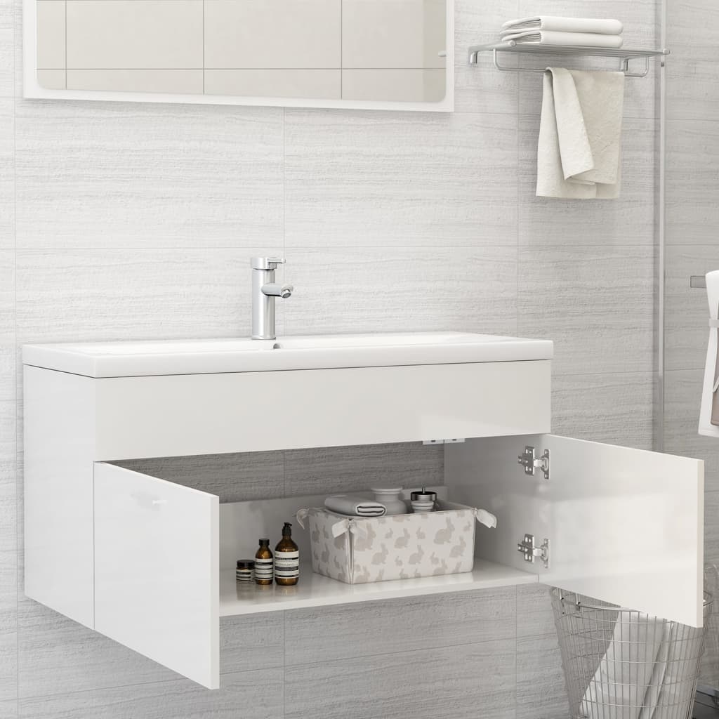 Badschrank Kommode Unterschrank Waschbeckenunterschrank Badezimmermöbel Badmöbel - Bild 191 von 322
