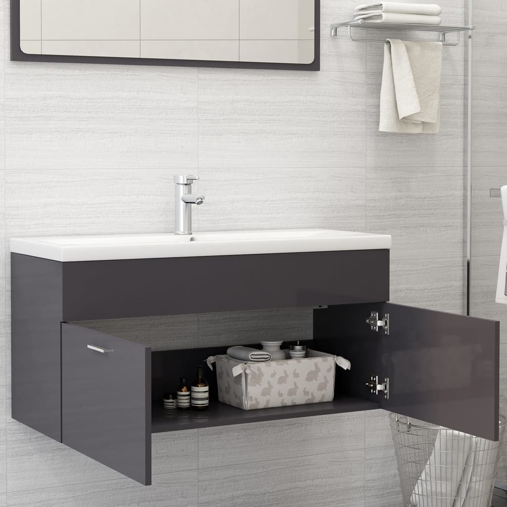 Badschrank Kommode Unterschrank Waschbeckenunterschrank Badezimmermöbel Badmöbel - Bild 199 von 322