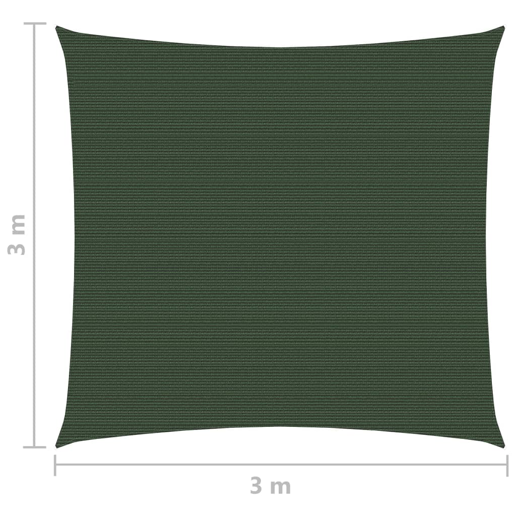 Dunkelgrün Sonnensegel HDPE Sonnenschutz Sichtschutz Windschutz UV Schutz Balkon - Bild 43 von 63