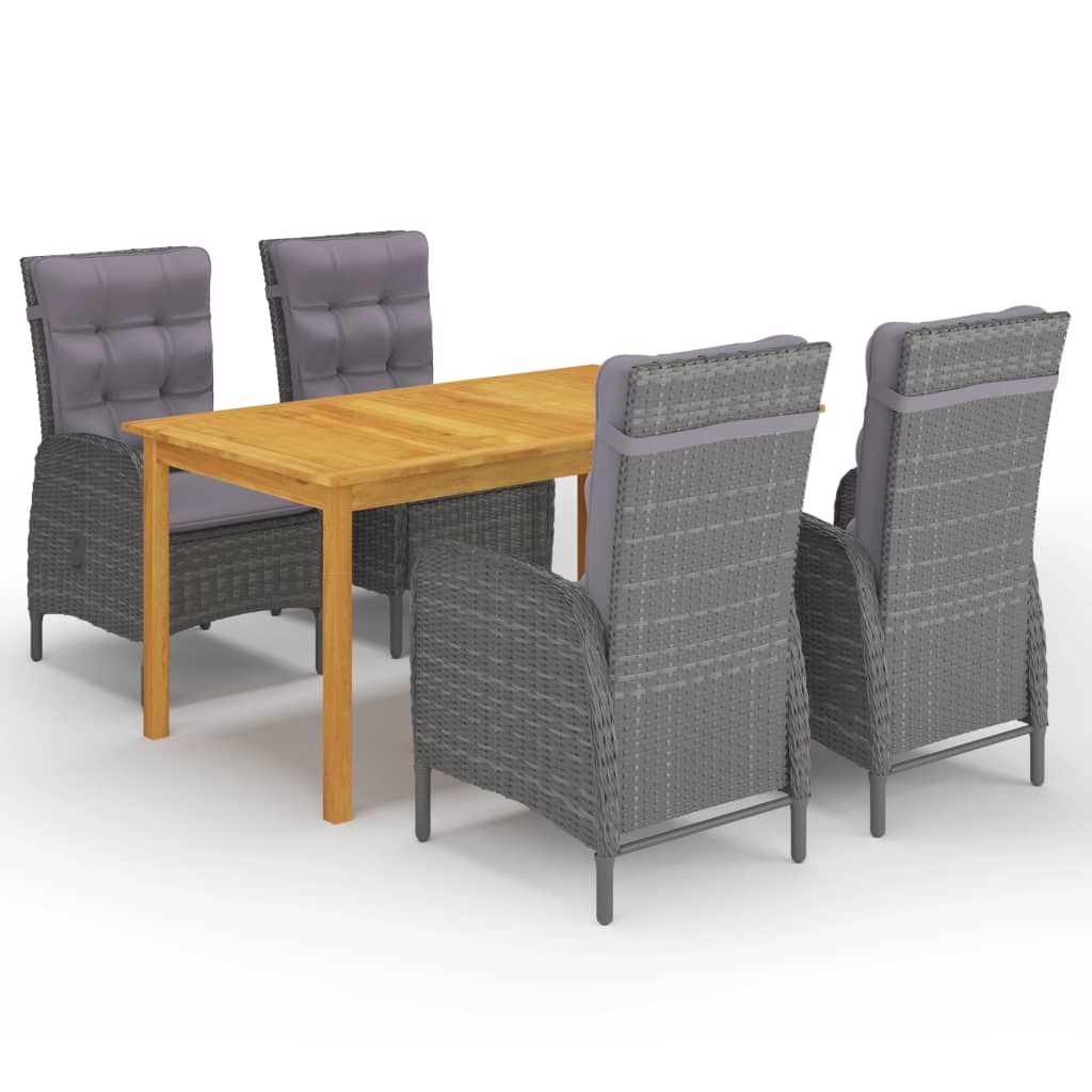 4/6 Set Garten Essgruppe Loungemöbel Sitzgruppen Gartenset Balkon Tisch Stühle - Bild 17 von 18