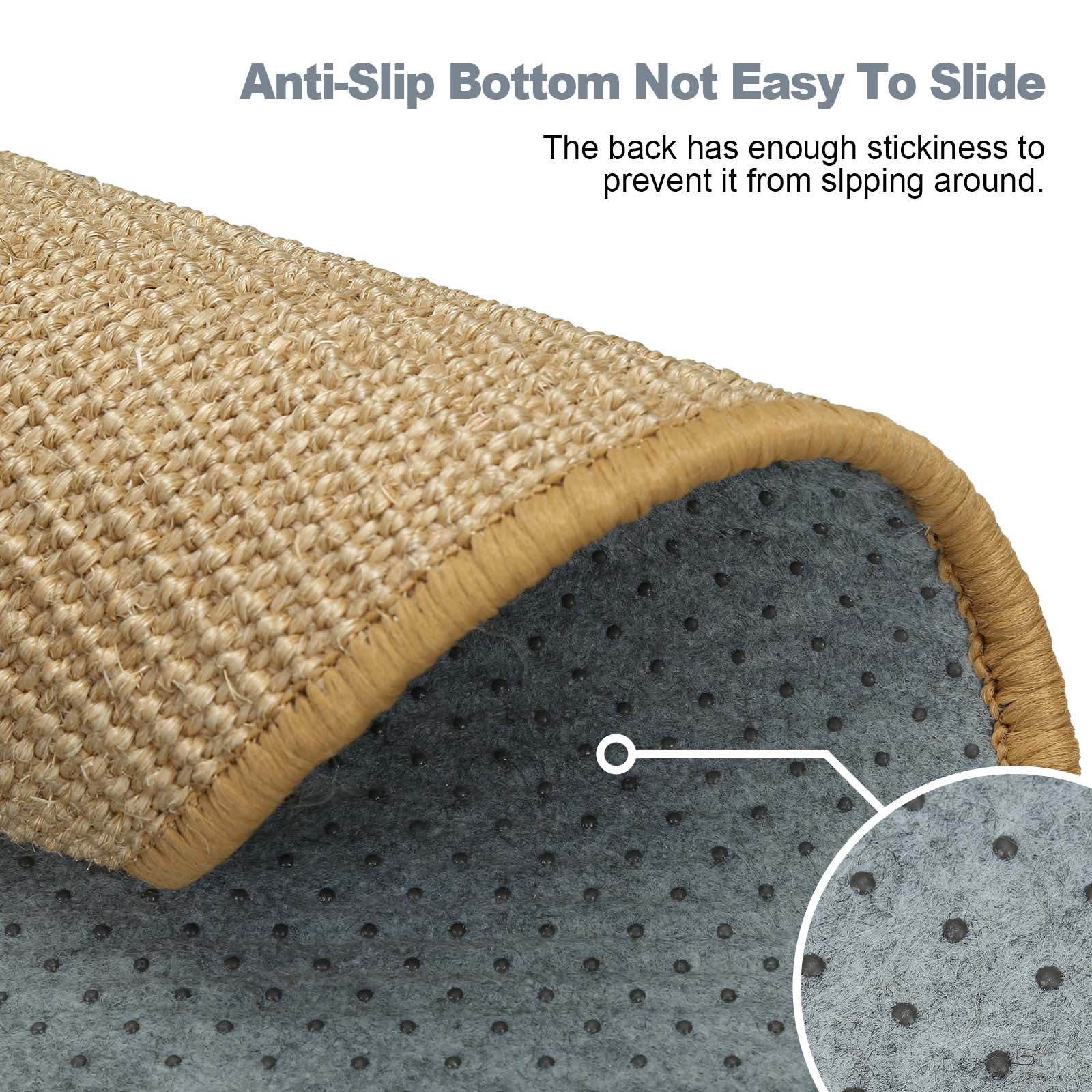 Kratzteppich Kratzmatte Kratzbrett Katzenspielzeug Sisalmatte Sisalteppich Sisal - Bild 7 von 19