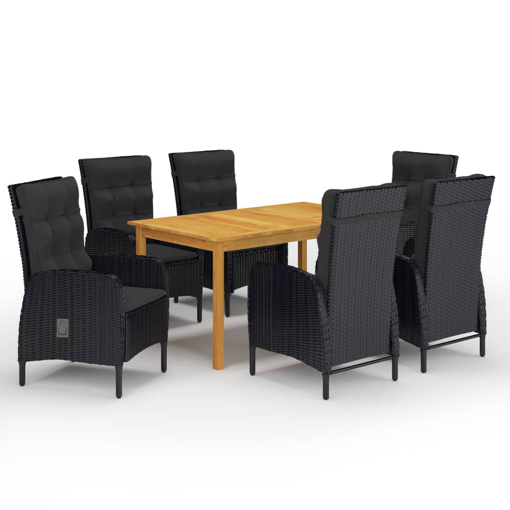 4/6 Set Garten Essgruppe Loungemöbel Sitzgruppen Gartenset Balkon Tisch Stühle - Bild 18 von 18
