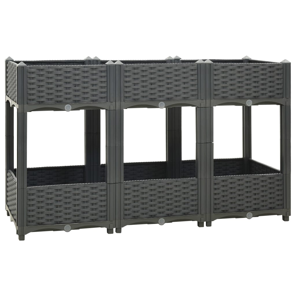 Hochbeet Stecksystem Pflanzbeet Gemüsebeet Beet Pflanzkasten Blumenbeet - Bild 66 von 112