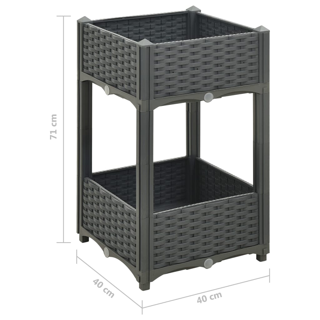 Hochbeet Stecksystem Pflanzbeet Gemüsebeet Beet Pflanzkasten Blumenbeet - Bild 23 von 112