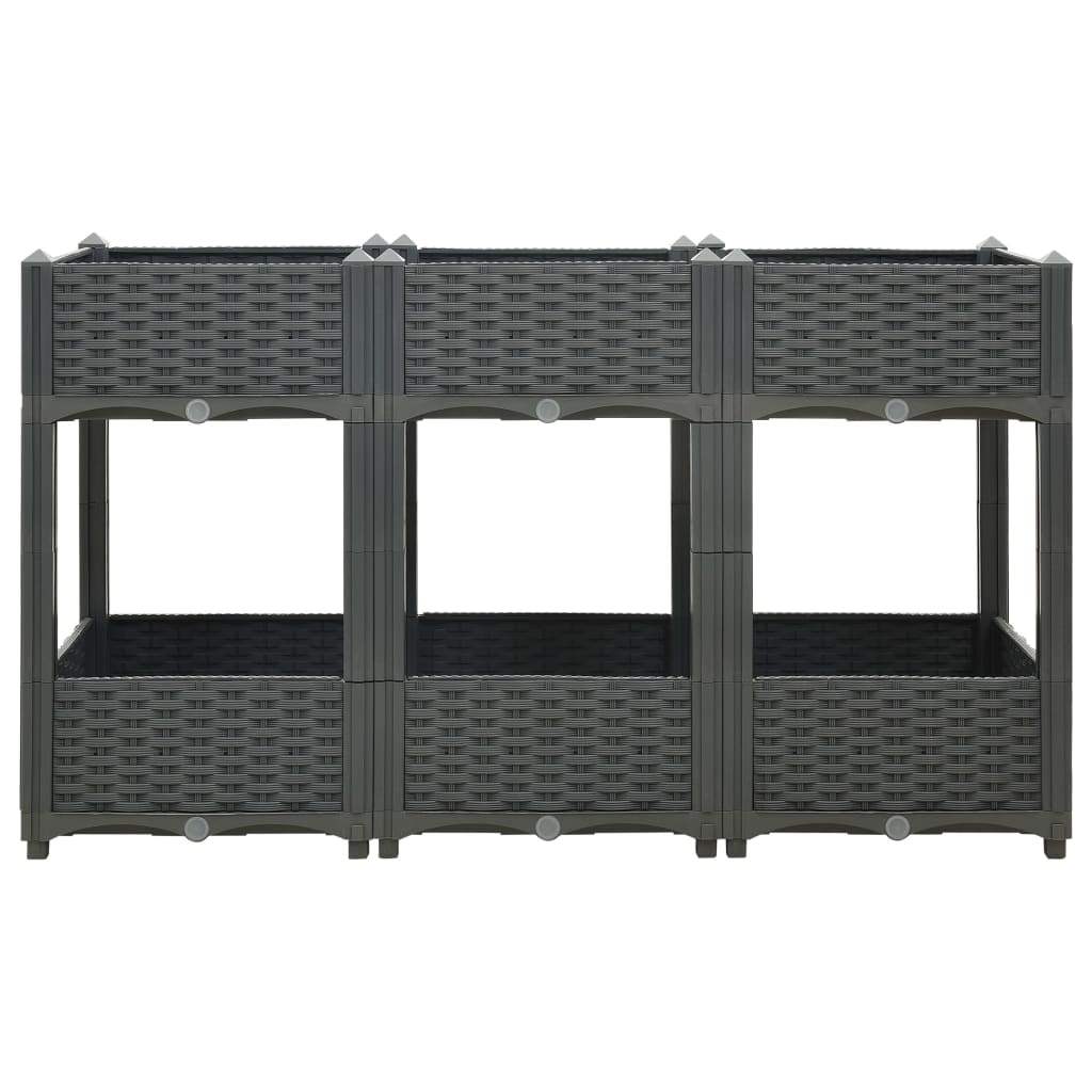 Hochbeet Stecksystem Pflanzbeet Gemüsebeet Beet Pflanzkasten Blumenbeet - Bild 65 von 112