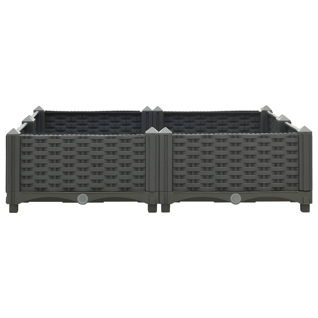 Hochbeet Stecksystem Pflanzbeet Gemüsebeet Beet Pflanzkasten Blumenbeet - Bild 20 von 112