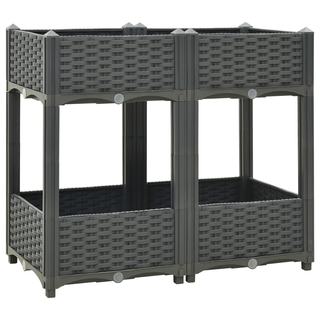 Hochbeet Stecksystem Pflanzbeet Gemüsebeet Beet Pflanzkasten Blumenbeet - Bild 51 von 112