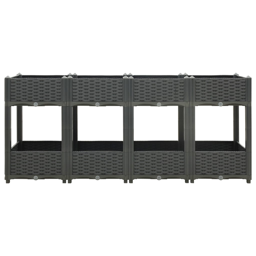 Hochbeet Stecksystem Pflanzbeet Gemüsebeet Beet Pflanzkasten Blumenbeet - Bild 39 von 112