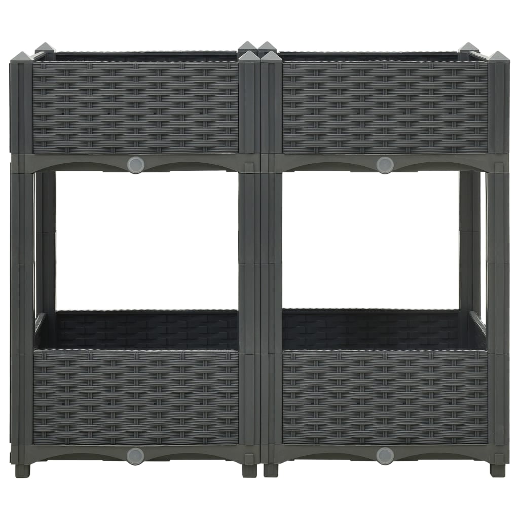 Hochbeet Stecksystem Pflanzbeet Gemüsebeet Beet Pflanzkasten Blumenbeet - Bild 52 von 112