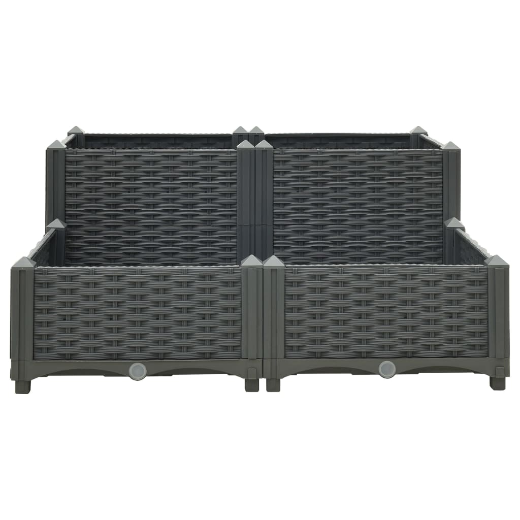 Hochbeet Stecksystem Pflanzbeet Gemüsebeet Beet Pflanzkasten Blumenbeet - Bild 80 von 112