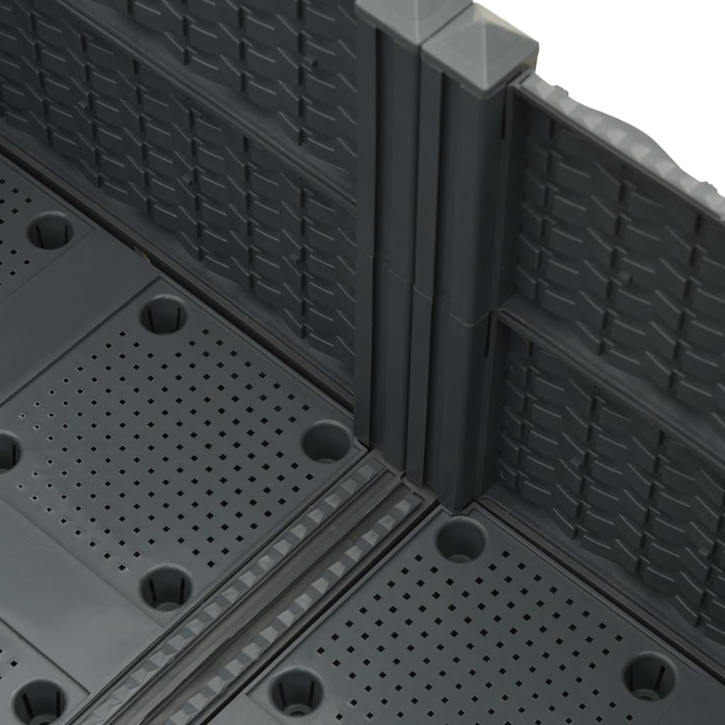 Hochbeet Stecksystem Pflanzbeet Gemüsebeet Beet Pflanzkasten Blumenbeet - Bild 21 von 112