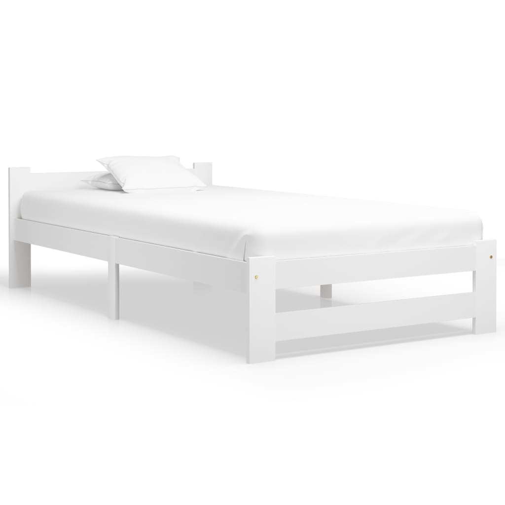 Massivholzbett Bett Holzbett Lattenrost Doppelbett Bettgestell Einzelbett Kiefer