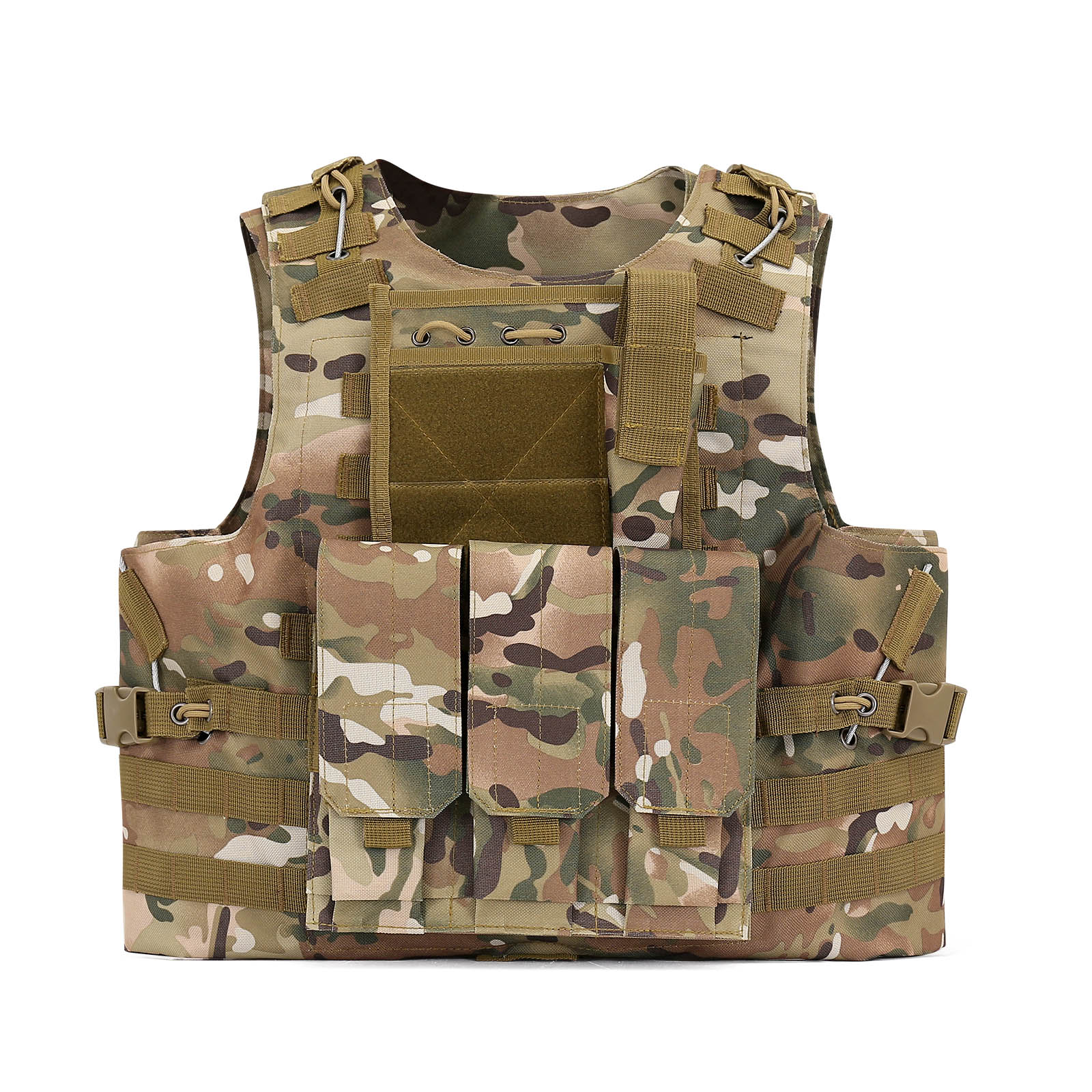 Tactical Military Vest Molle Combat Assault Paintball Airsoft Plate Carrier Hunt - Bild 36 von 47