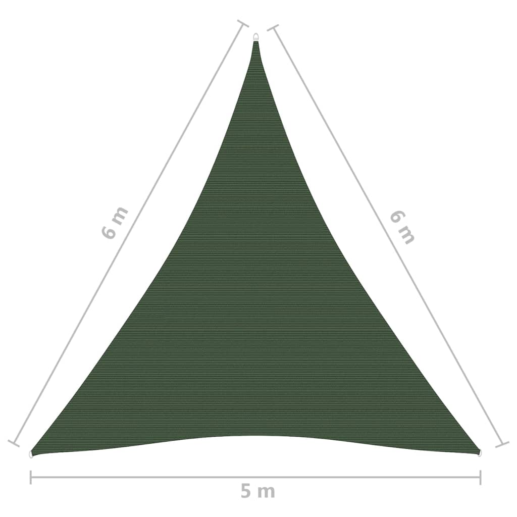 Dunkelgrün Sonnensegel HDPE Sonnenschutz Sichtschutz Windschutz UV Schutz Balkon - Bild 59 von 63