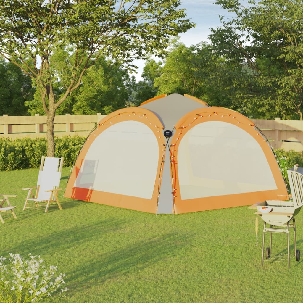 LED - Event Pavillon Partyzelt Garten Pavilon Gartenzelt Solar Camping Pavilion - Bild 35 von 53