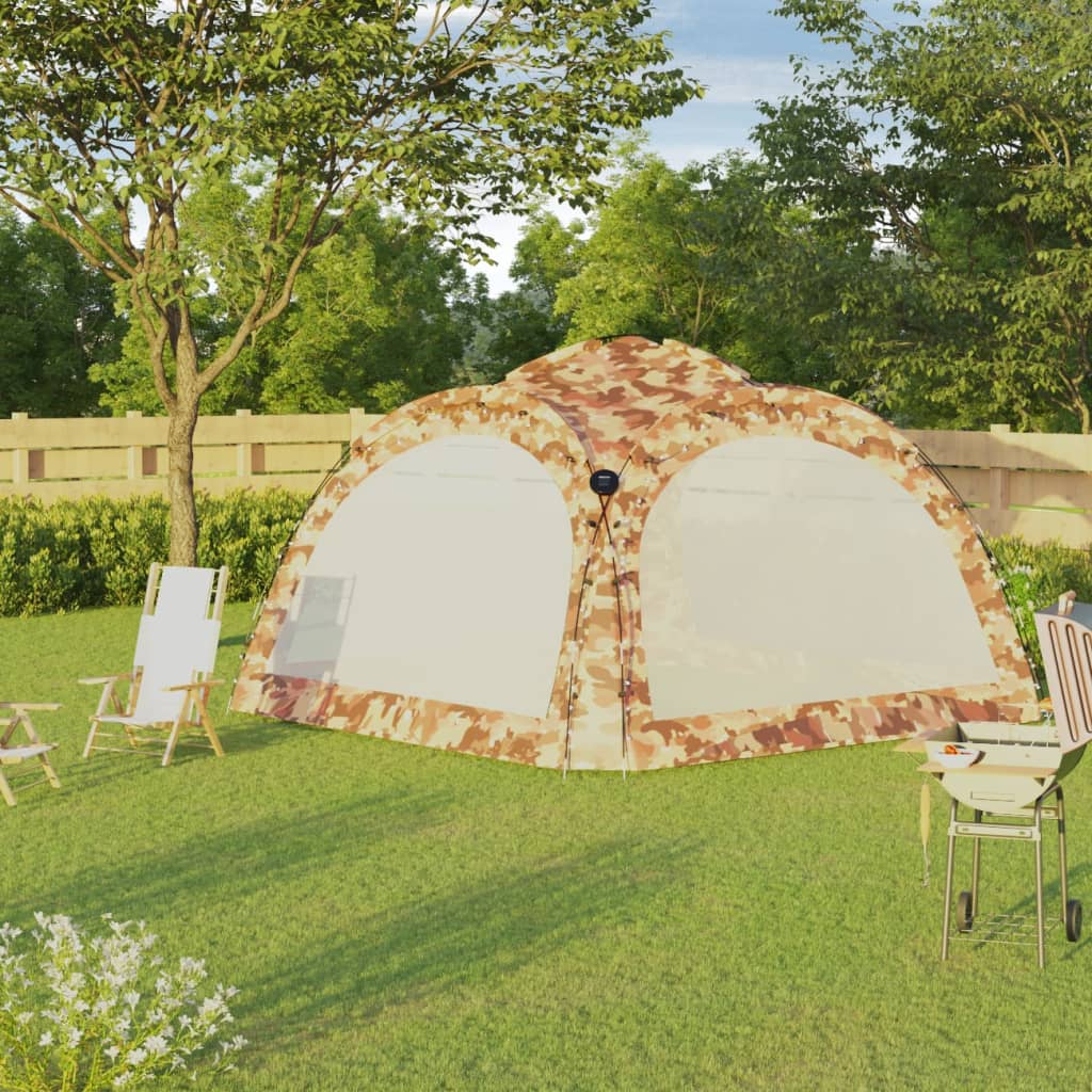 LED - Event Pavillon Partyzelt Garten Pavilon Gartenzelt Solar Camping Pavilion - Bild 46 von 53