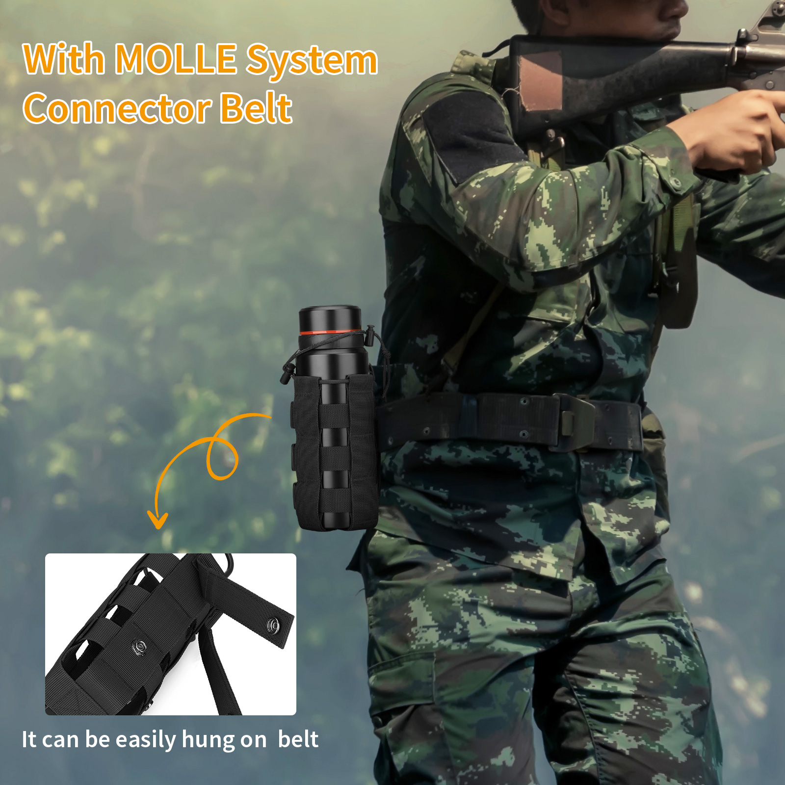 Military Tactical Molle Pouch Multi Purpose Utility Bag Outdoor EDC Waist Pack - Picture 53 of 58