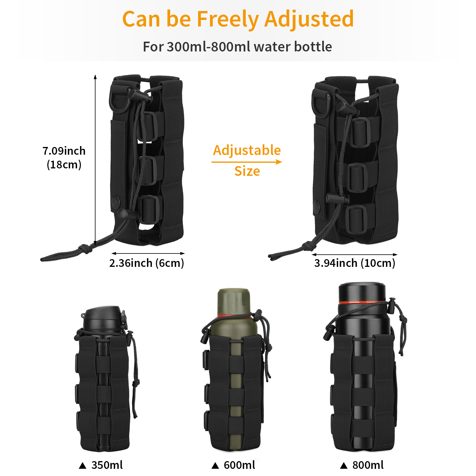 Military Tactical Molle Pouch Multi Purpose Utility Bag Outdoor EDC Waist Pack - Picture 52 of 58