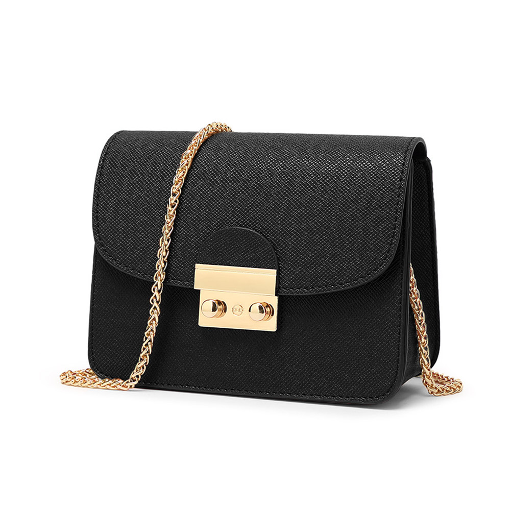 Damen Umhängetasche Mini Schultertasche Kette Clutch Tasche Crossbody Citytasche
