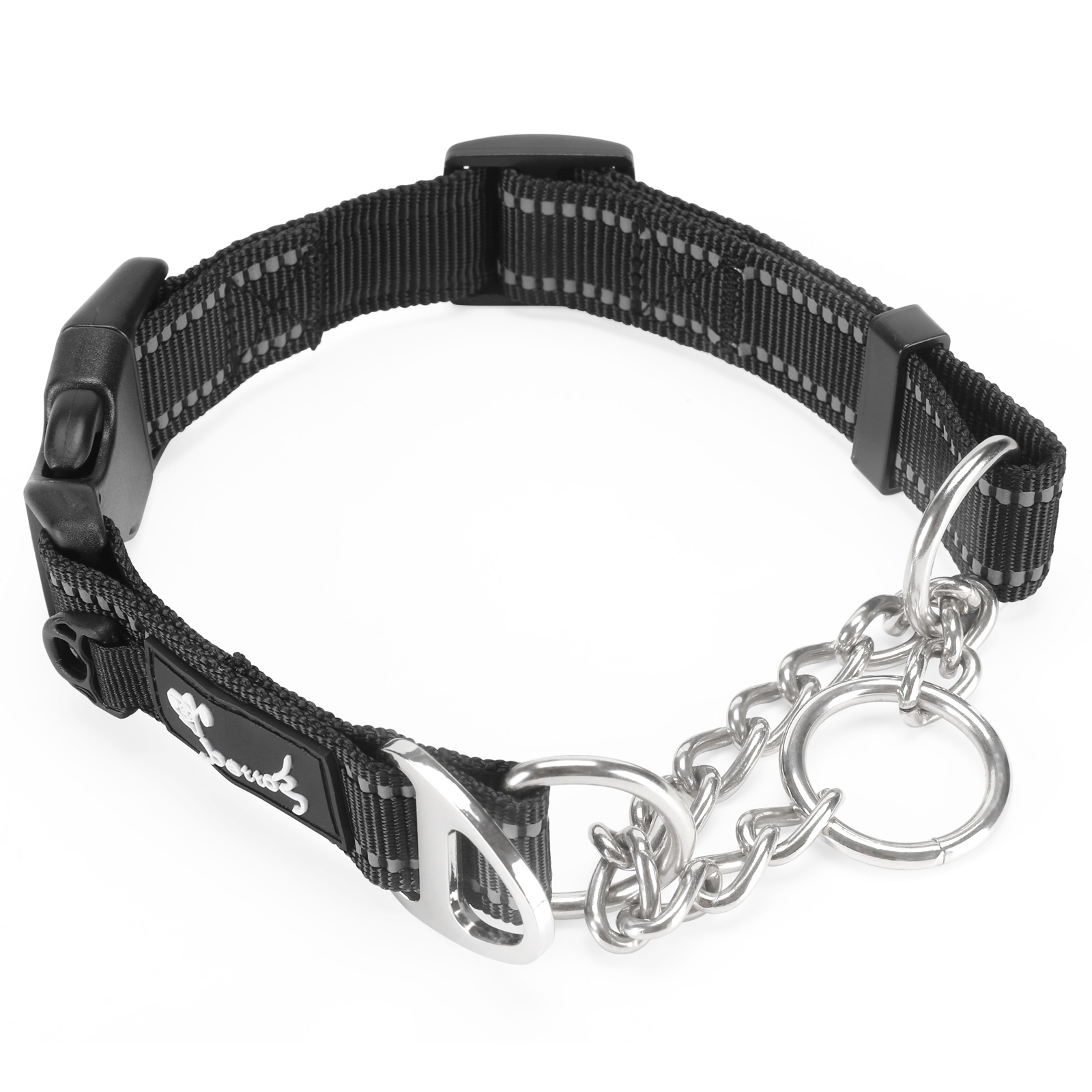 Dog Collar Pull Stop Collar Dogs with Safety Lock Collar Nylon - Picture 8 of 35