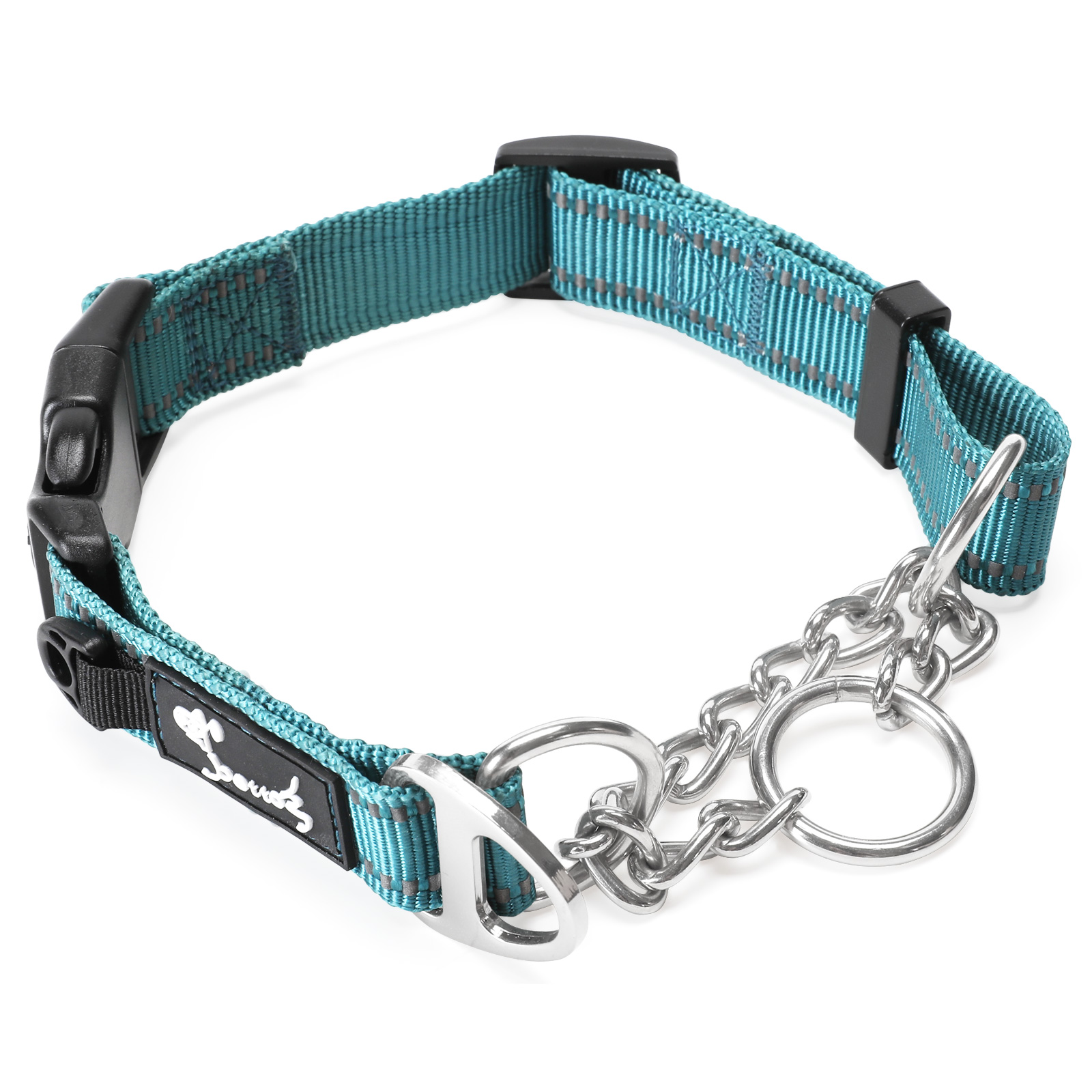 Dog Collar Pull Stop Collar Dogs with Safety Lock Collar Nylon - Picture 28 of 35