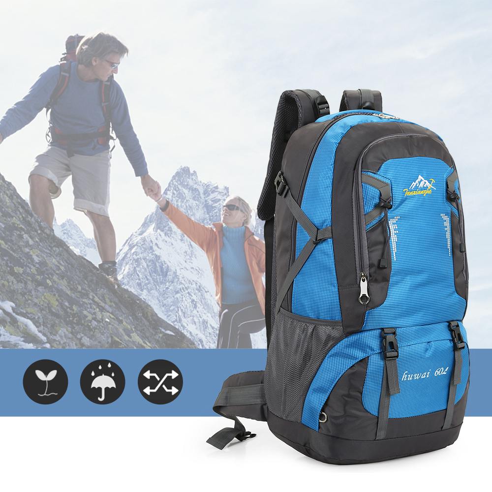 45 60L 80L 90L Hiking Camping Backpack Waterproof Travel Large Rucksack Bag UK - Picture 31 of 105