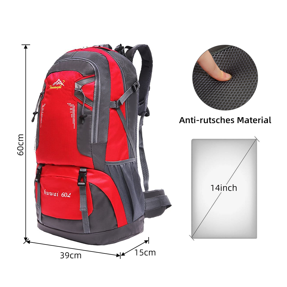 45 60L 80L 90L Hiking Camping Backpack Waterproof Travel Large Rucksack Bag UK - Picture 10 of 105