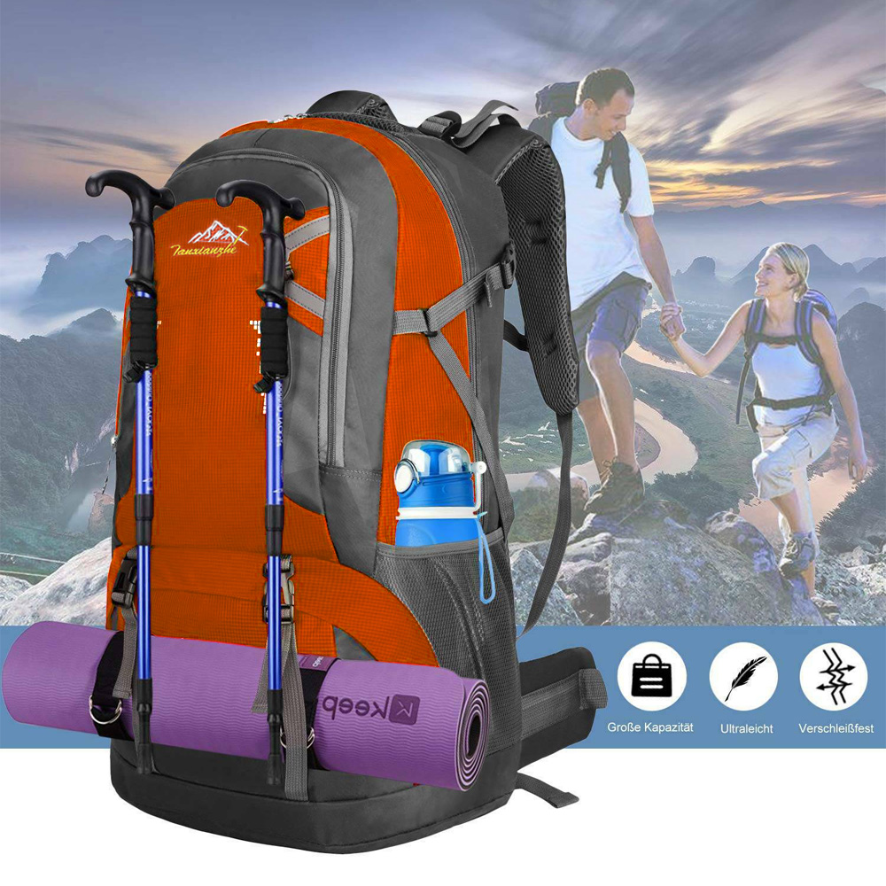 45 60L 80L 90L Hiking Camping Backpack Waterproof Travel Large Rucksack Bag UK - Picture 20 of 105