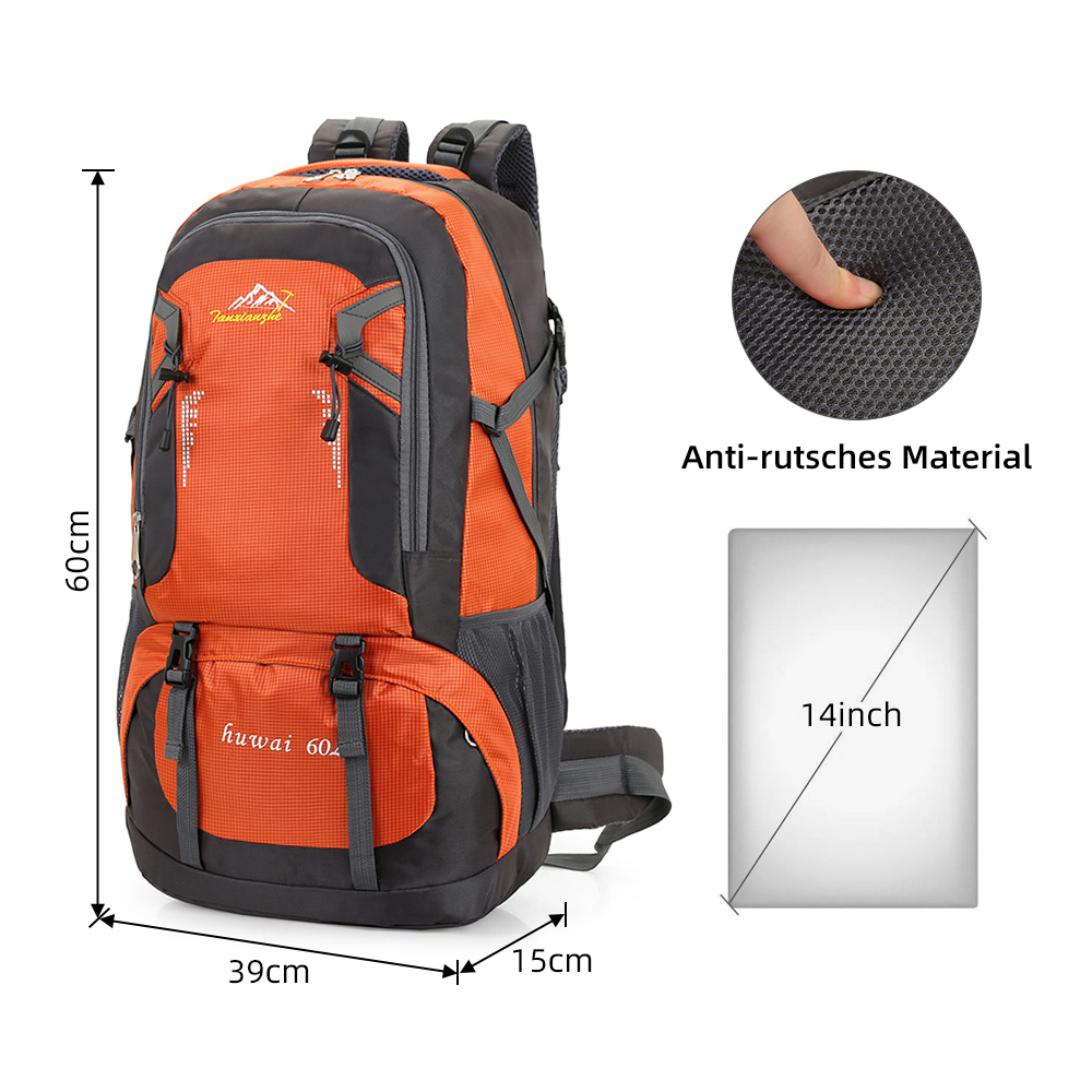 45 60L 80L 90L Hiking Camping Backpack Waterproof Travel Large Rucksack Bag UK - Picture 16 of 105