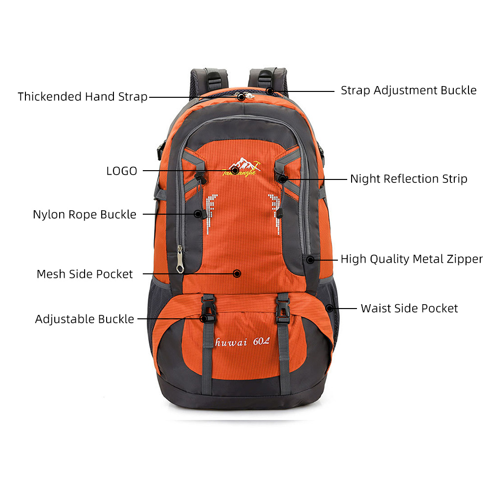45 60L 80L 90L Hiking Camping Backpack Waterproof Travel Large Rucksack Bag UK - Picture 18 of 105
