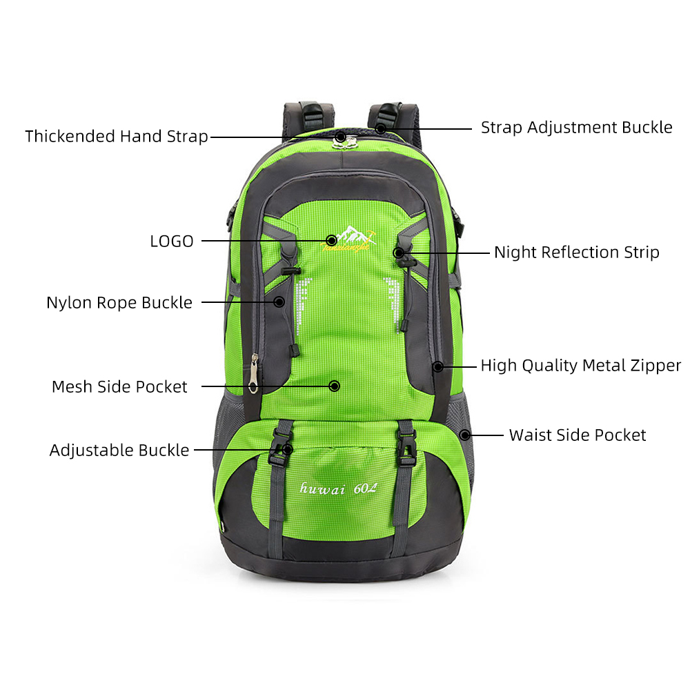 40L 60L Rucksack Wanderrucksack Herren Damen Outdoor Reise Trekkingrucksack DHL