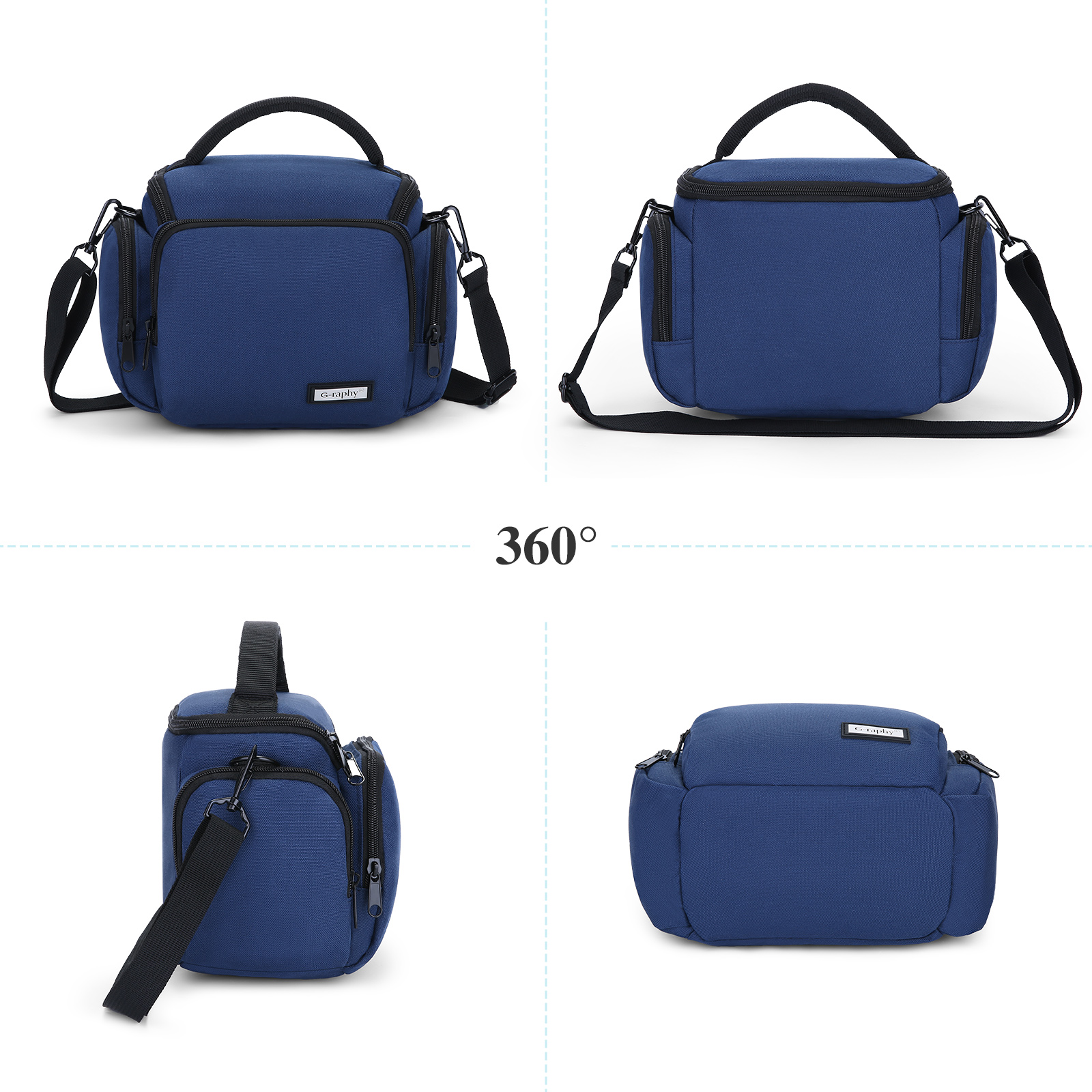 Camera Bag Case DSLR SLR Single Shoulder Bag for Canon Nikon Sony Panasonic US - Picture 30 of 53