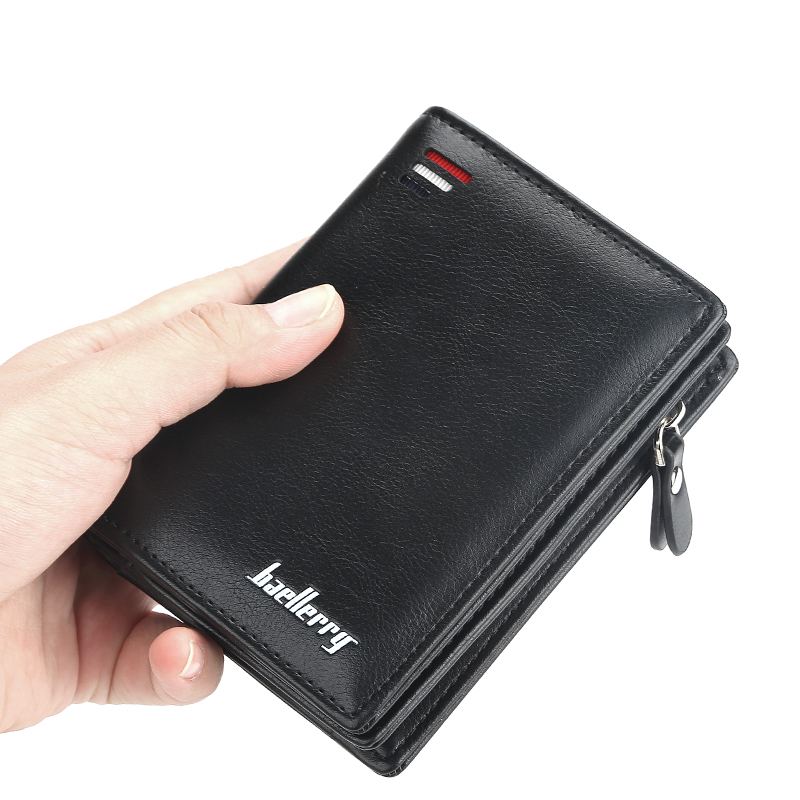 Echt-Leder Geldbörse Herren RFID Portemonnaie Männer Geldbeutel Portmonee Wallet