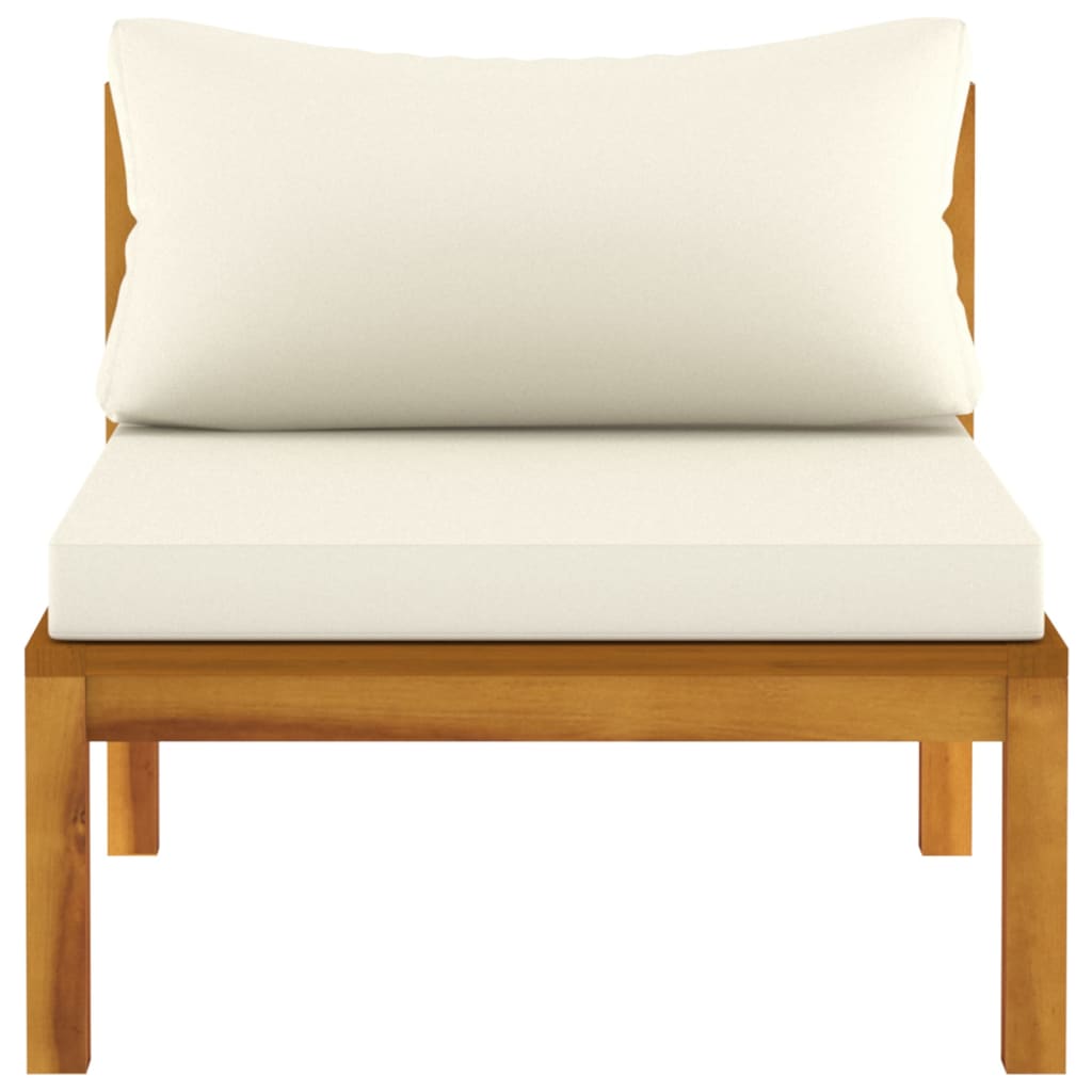 Gartenmöbel Sitzgruppe Massivholz Akazie Lounge Sofa Couch Garnitur Sessel Tisch - Bild 17 von 33