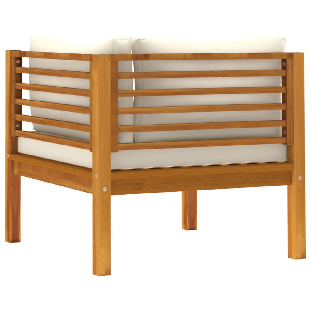 Gartenmöbel Sitzgruppe Massivholz Akazie Lounge Sofa Couch Garnitur Sessel Tisch - Bild 12 von 33