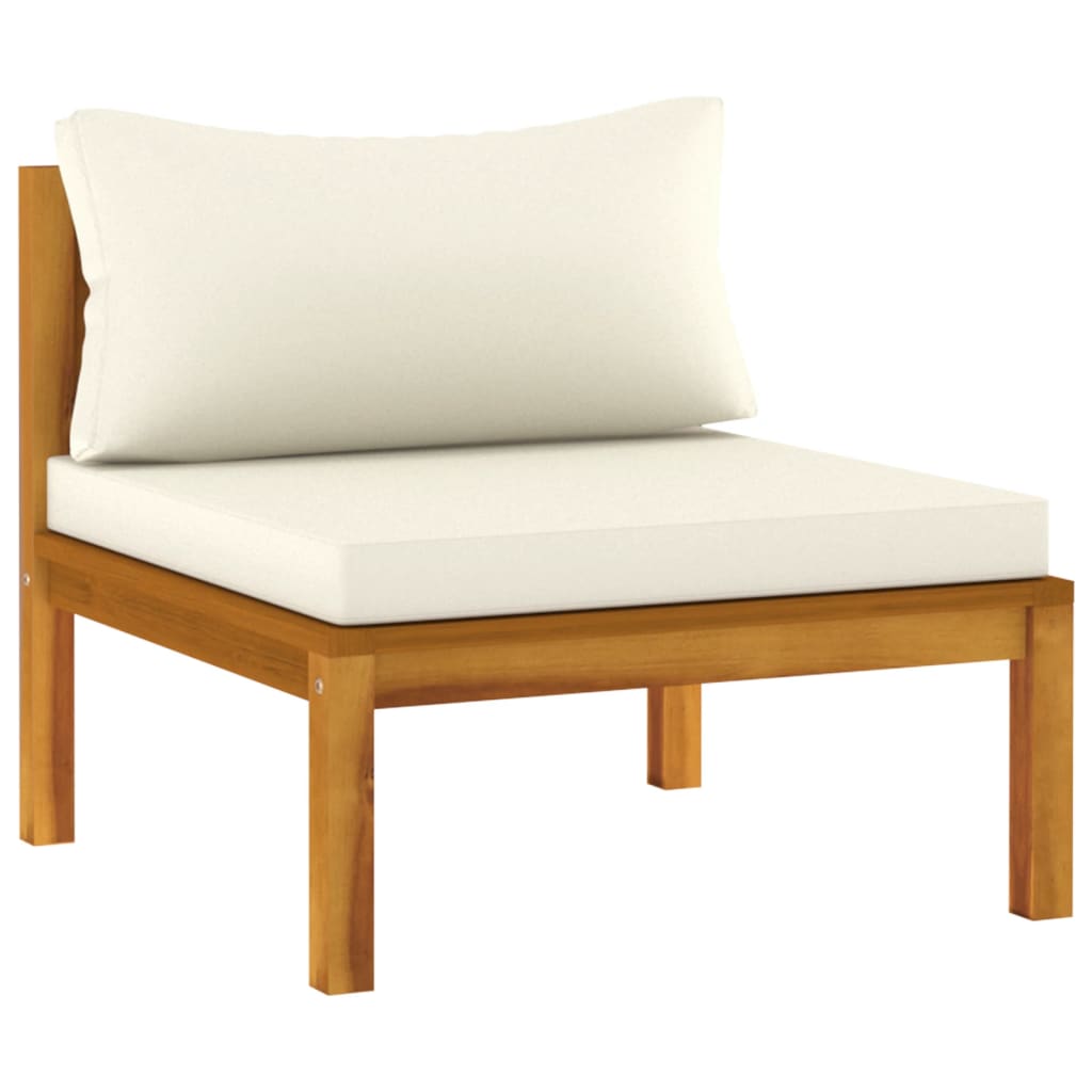 Gartenmöbel Sitzgruppe Massivholz Akazie Lounge Sofa Couch Garnitur Sessel Tisch - Bild 16 von 33