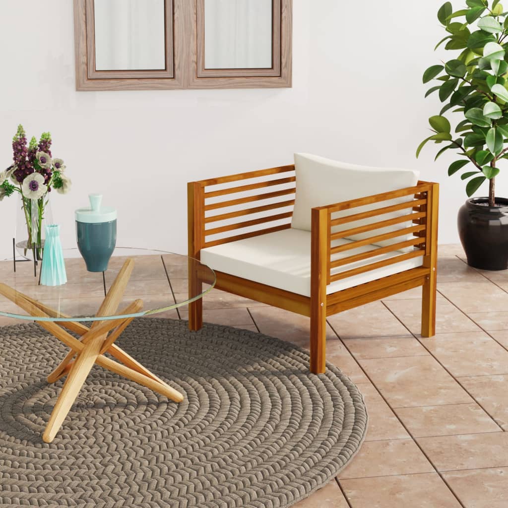 Gartenmöbel Sitzgruppe Massivholz Akazie Lounge Sofa Couch Garnitur Sessel Tisch - Bild 27 von 33