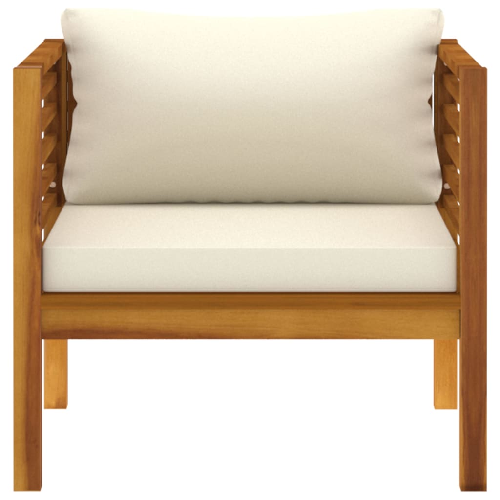 Gartenmöbel Sitzgruppe Massivholz Akazie Lounge Sofa Couch Garnitur Sessel Tisch - Bild 29 von 33