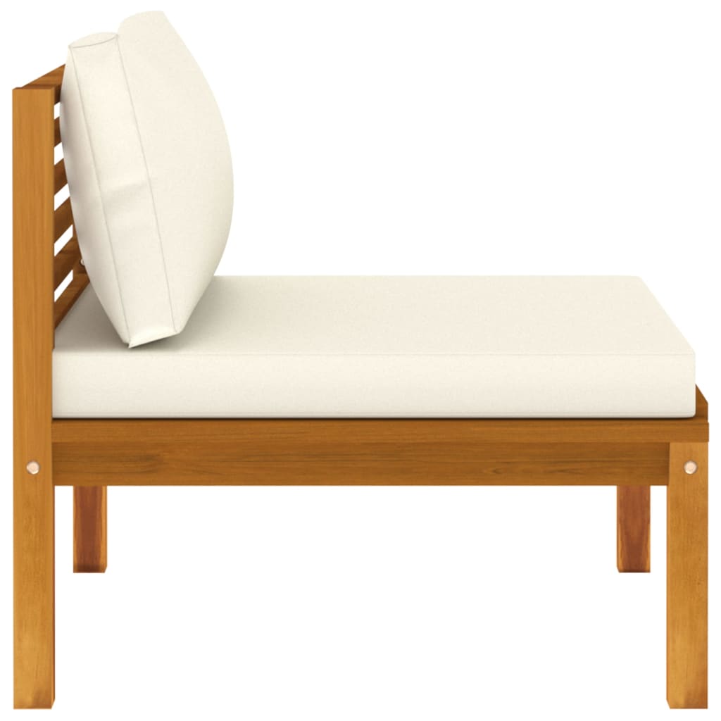 Gartenmöbel Sitzgruppe Massivholz Akazie Lounge Sofa Couch Garnitur Sessel Tisch - Bild 19 von 33