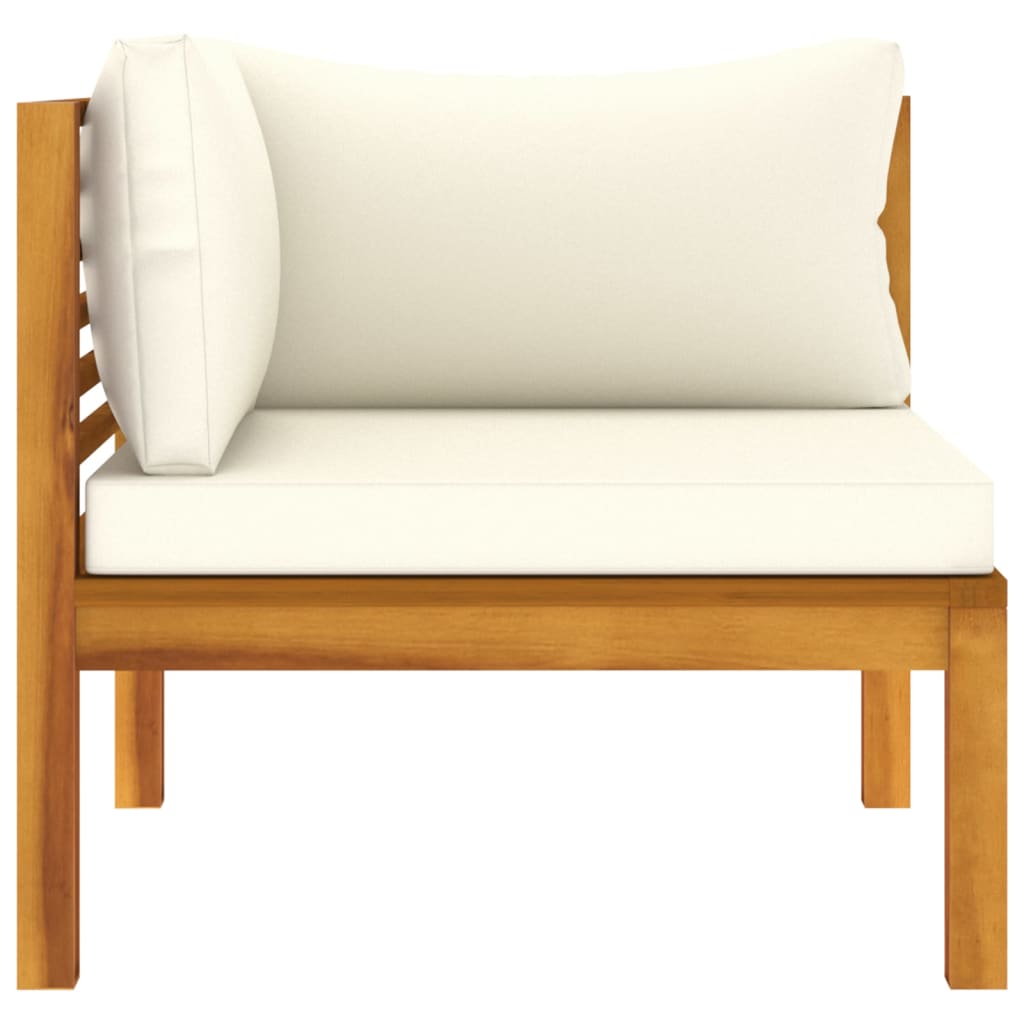 Gartenmöbel Sitzgruppe Massivholz Akazie Lounge Sofa Couch Garnitur Sessel Tisch - Bild 10 von 33