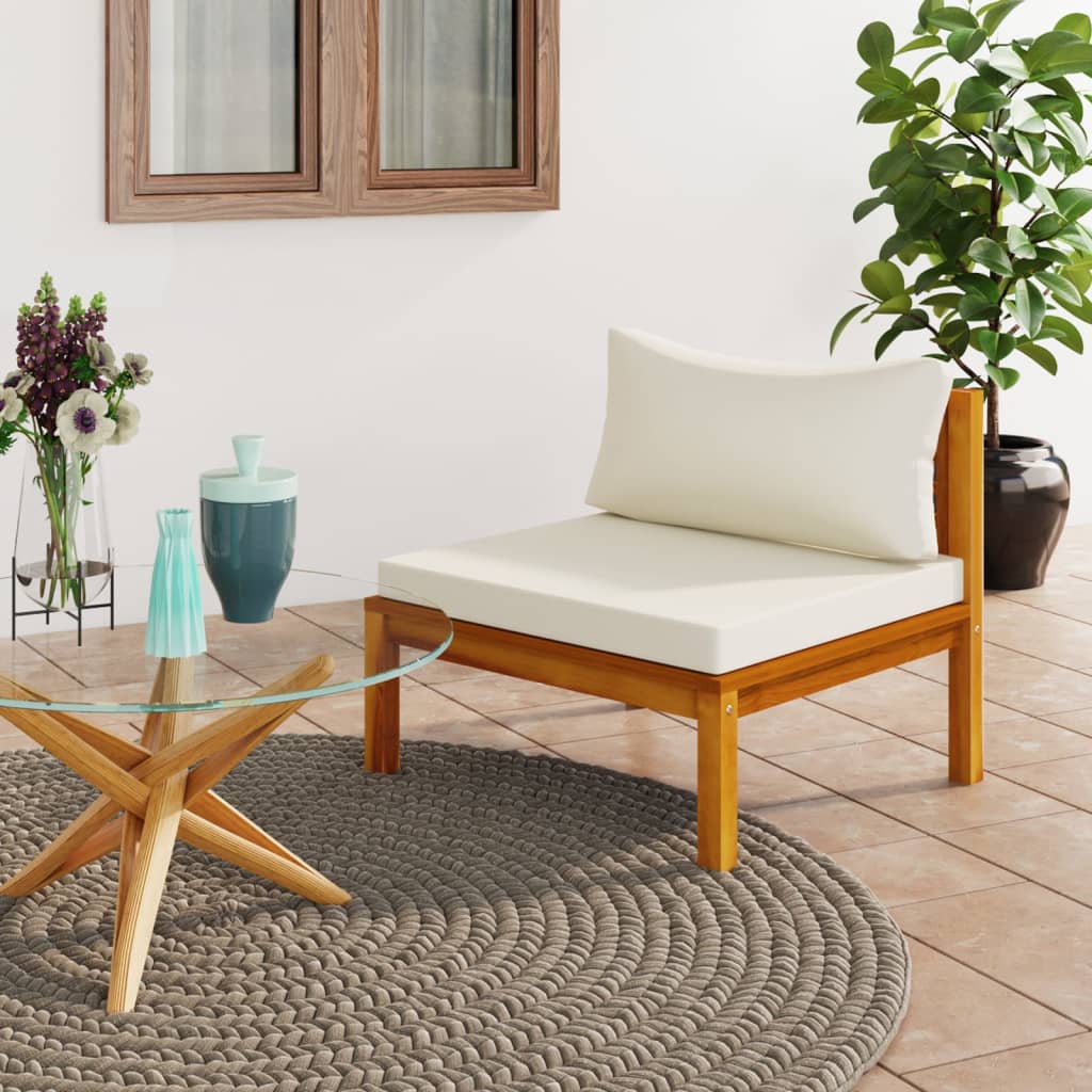 Gartenmöbel Sitzgruppe Massivholz Akazie Lounge Sofa Couch Garnitur Sessel Tisch - Bild 15 von 33