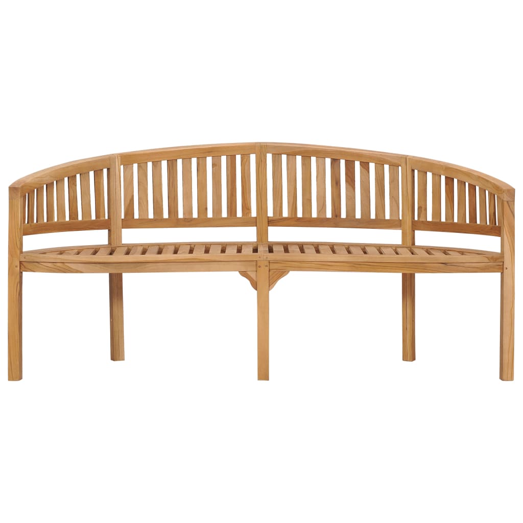 2-3-4 Sitzer Bananenbank Gartenbank Sitzbank Teak Holz Bank Parkbank Holzbank - Bild 18 von 29