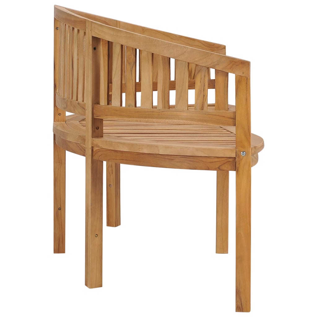 2-3-4 Sitzer Bananenbank Gartenbank Sitzbank Teak Holz Bank Parkbank Holzbank - Bild 19 von 29