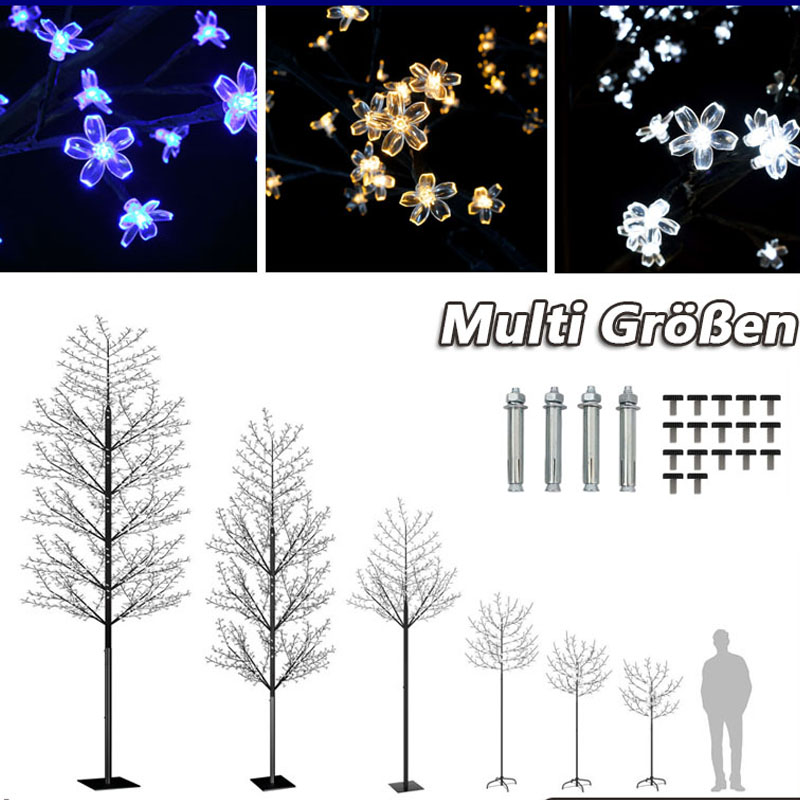 Weihnachtsbaum 600 LEDs Kirschblüten Lichterbaum Deko online kaufen 
